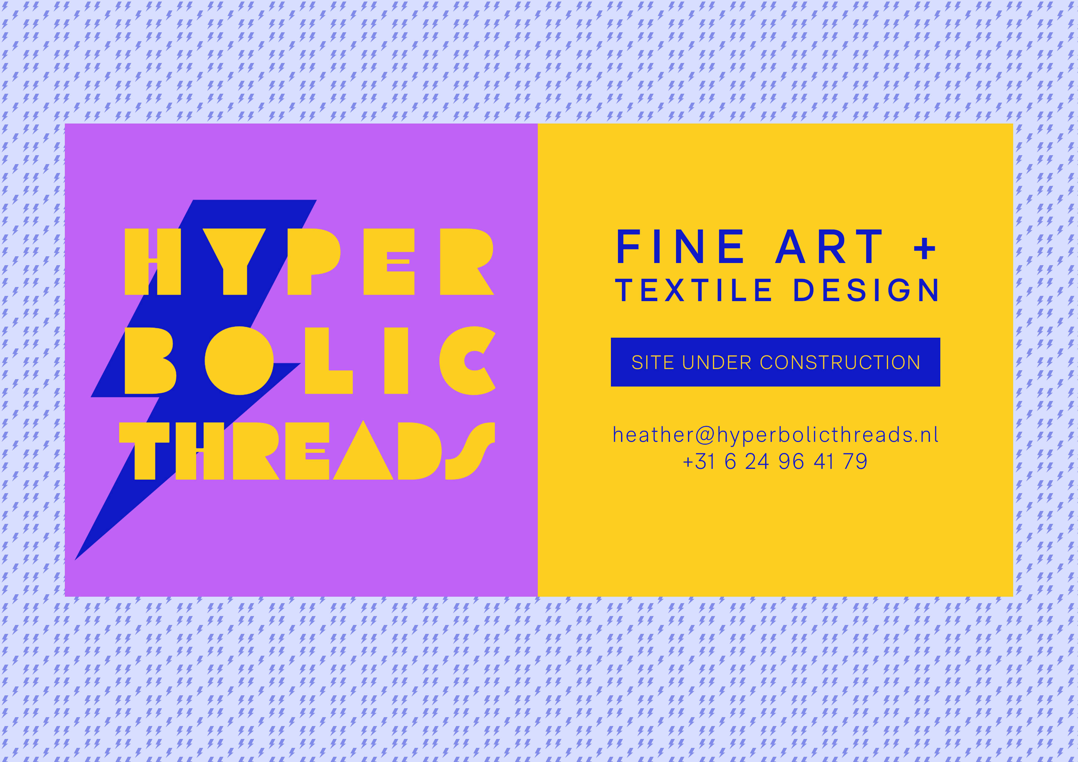 Fine art textile design - under construction